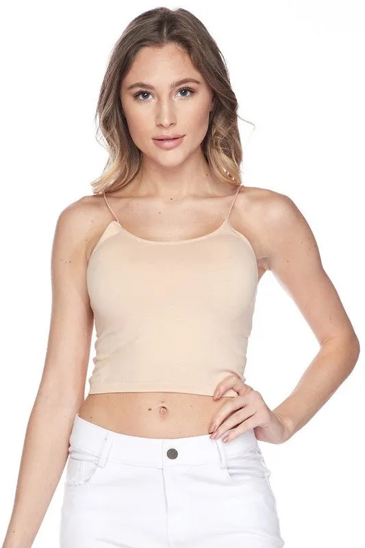 Basic Seamless Crop Camisole