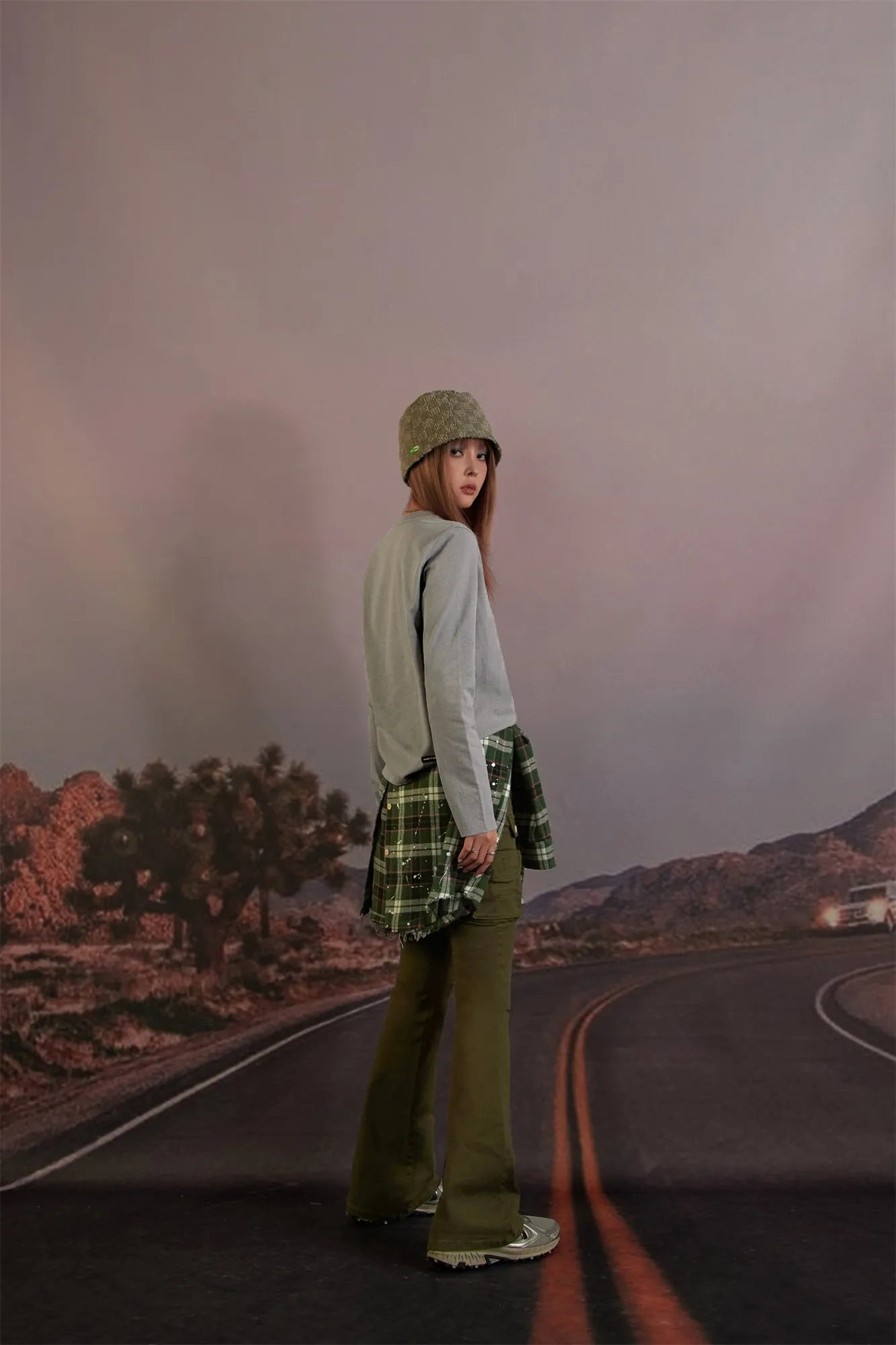 Basic Vintage Long-Sleeved Top