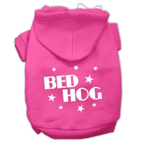 Bed Hog Screen Printed Pet Hoodies Bright Pink Size Med (12)