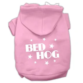 Bed Hog Screen Printed Pet Hoodies Light Pink Size Med (12)