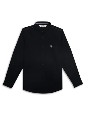 Boys Casual Navy Blue Full Sleeve  Shirt