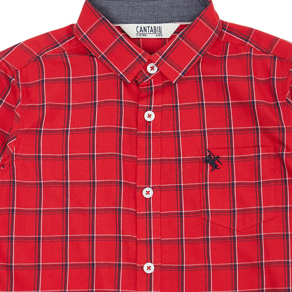 Boys Red Shirt