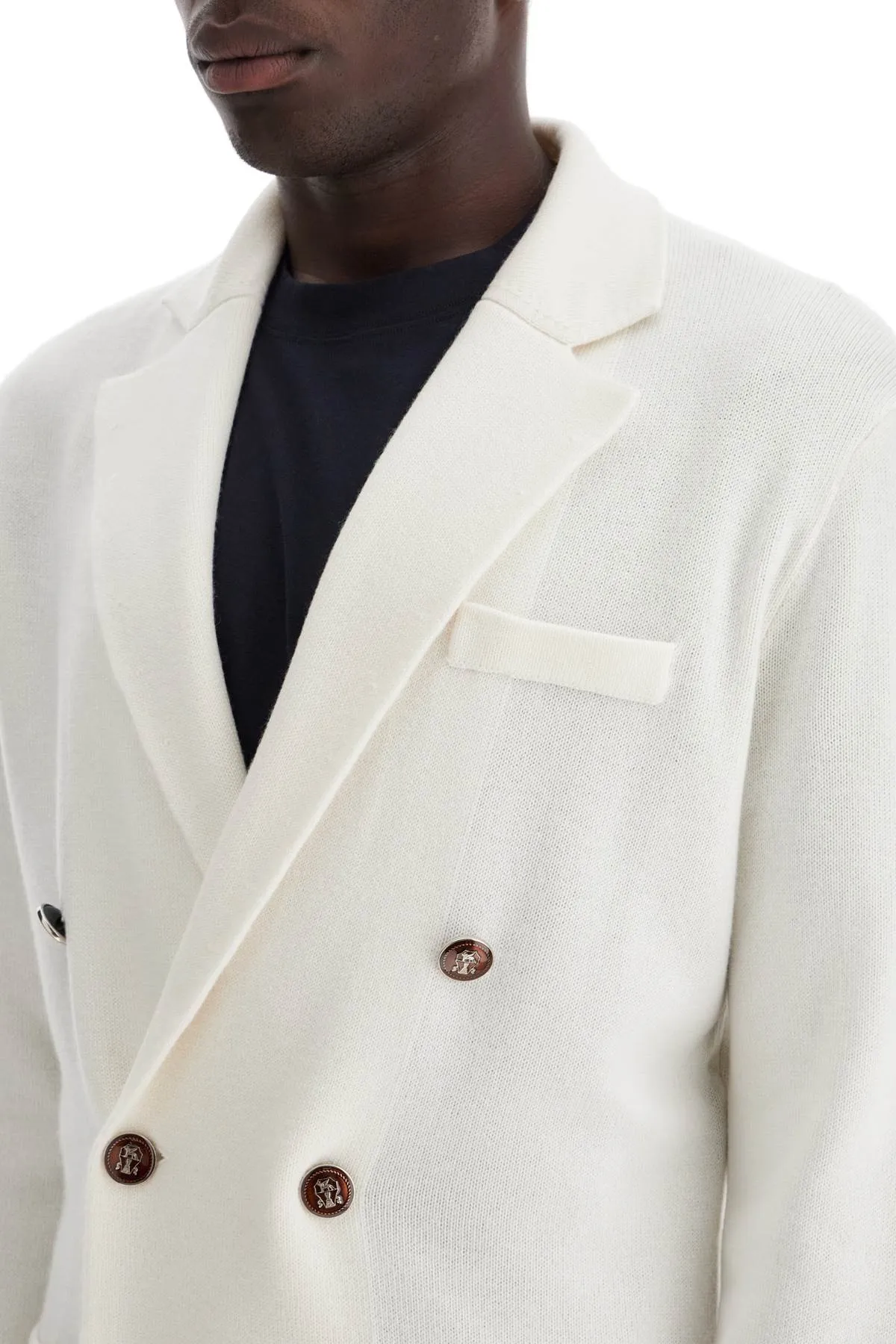 Brunello Cucinelli Double-Breasted Cashmere Cardigan