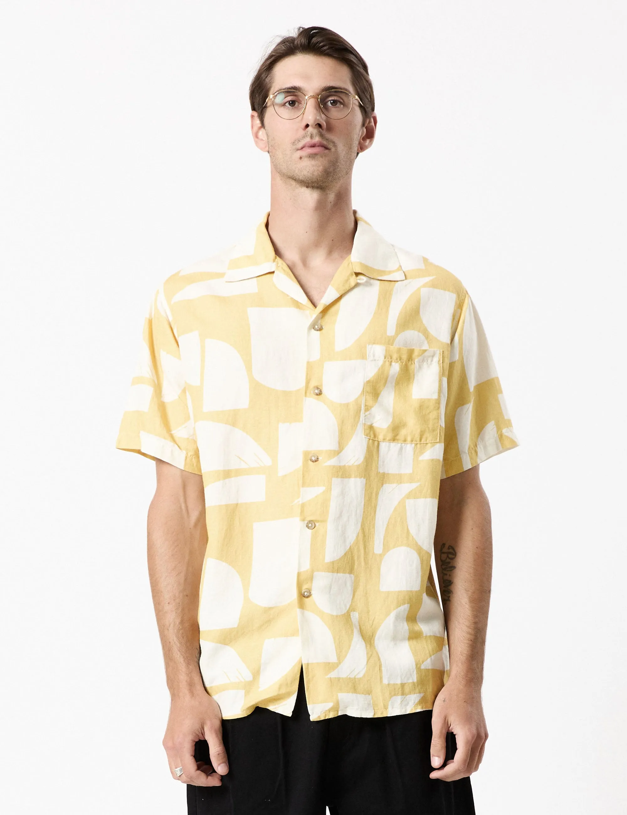 Cuban Short Sleeve Shirt - Sunburst