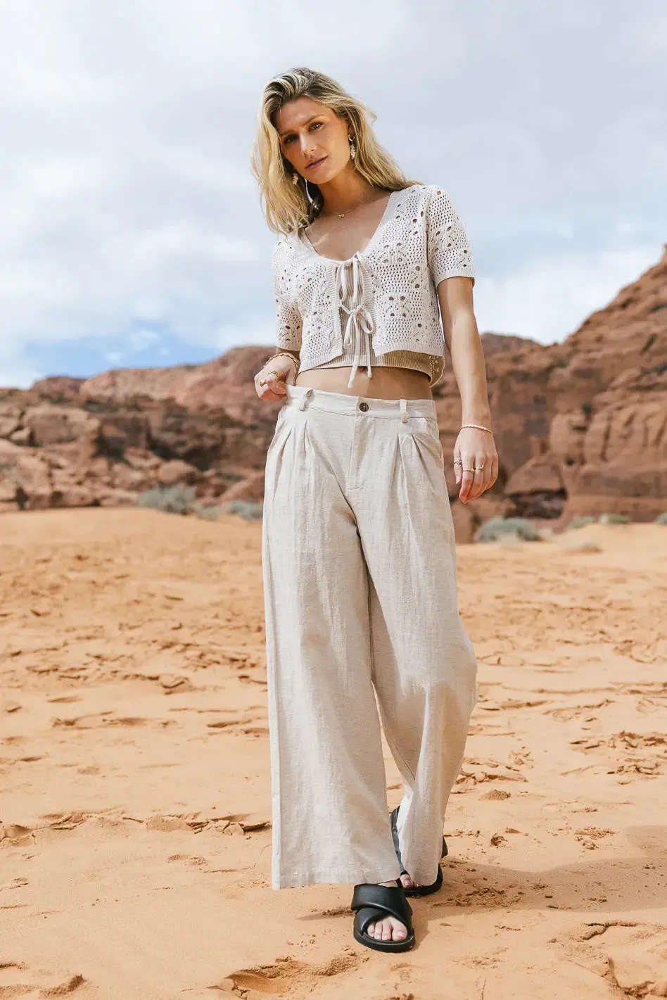 Delaney Wide Leg Pants - FINAL SALE