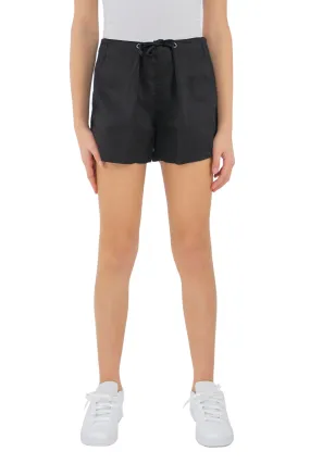 Dressy Pull On Shorts In Black