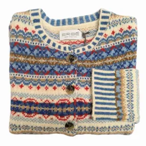 Eribe Westray Fairisle Cardigan Cotswold