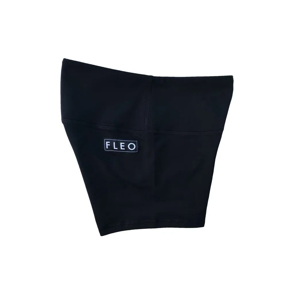 FLEO Black Shorts (Power High-rise)