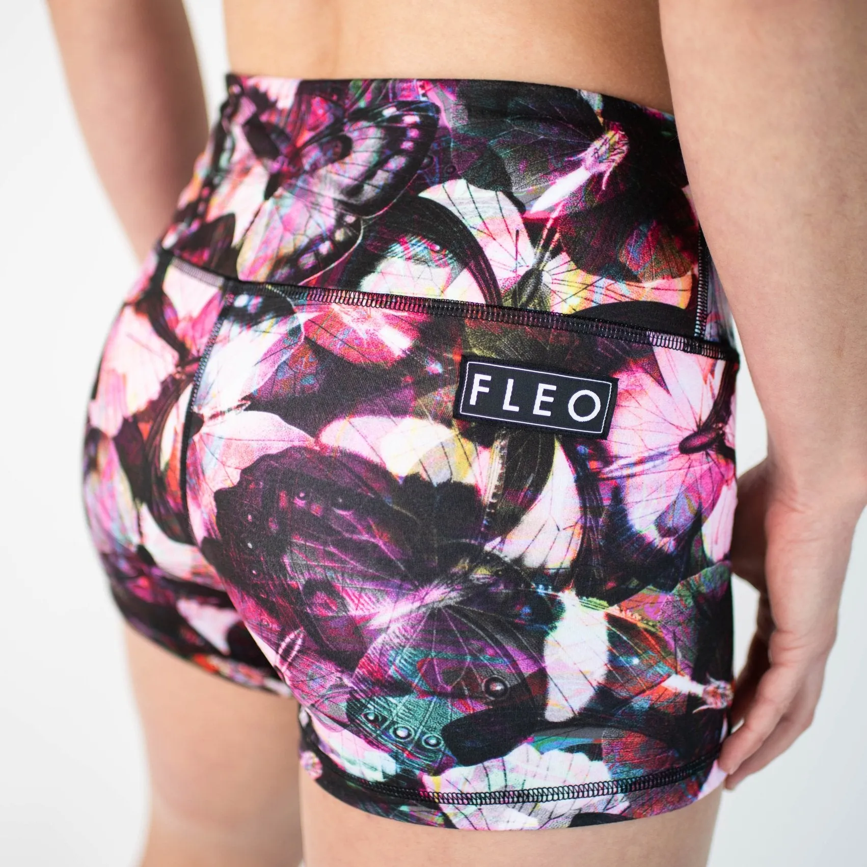 FLEO Butterfly Daydream Shorts (Power High-rise)