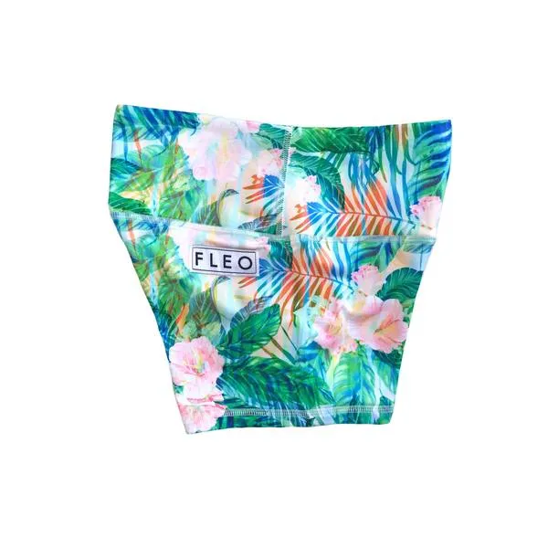 FLEO Hibiscus Shorts (Power High-rise)