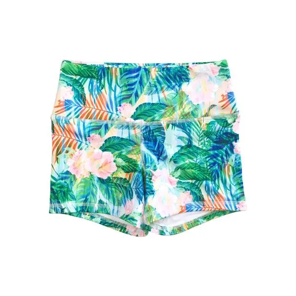 FLEO Hibiscus Shorts (Power High-rise)