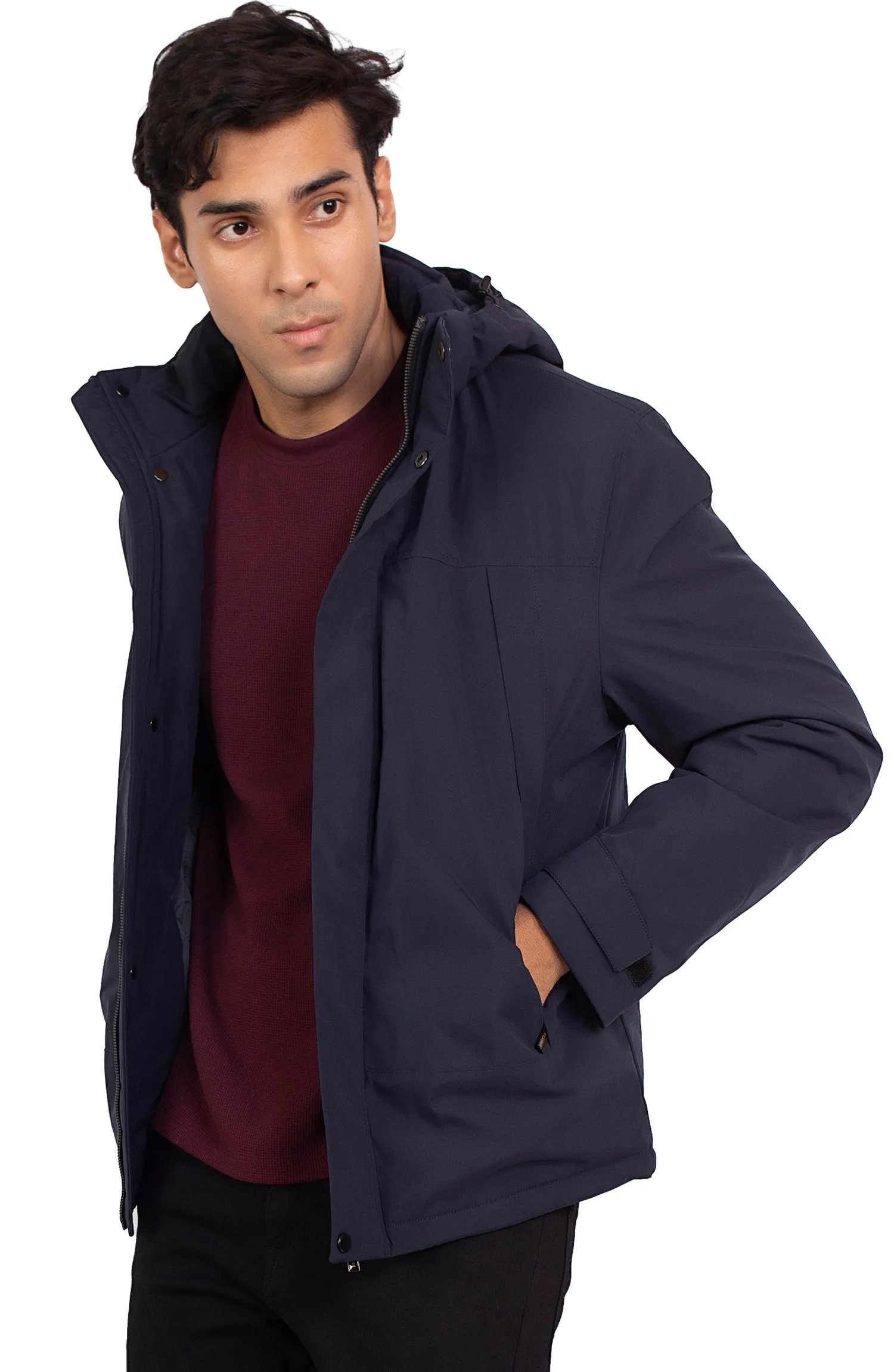 Hidden Hood Air Lock Jacket