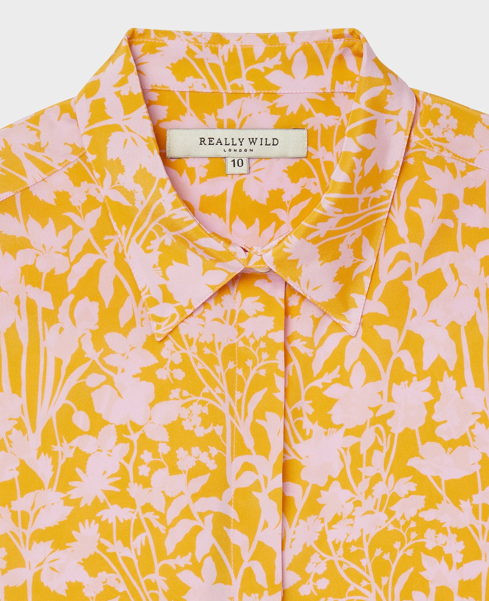 Liberty Print Relaxed Silk Shirt