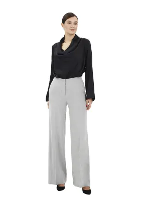 Light Grey Wide-Leg Pants for a Sleek and Stylish Look