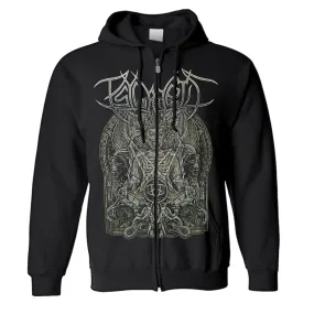 Monk Zip Up Hoodie (Black)