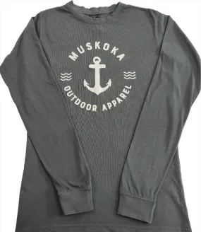 Muskoka Long Sleeve Shirt in Charcoal