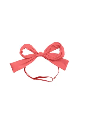 Party Bow Taffeta Wrap - Melon