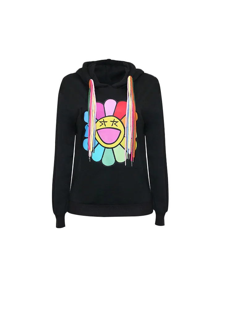 Printed Hooded Sweatshirt