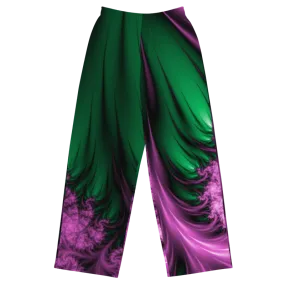 "Aurora Whispers Arctic Chic" Collection - Unisex Designer Wide Leg Pants