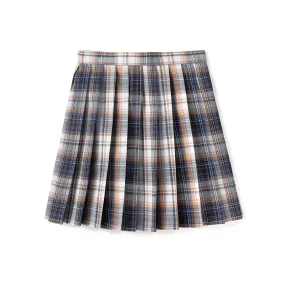 [Sand Land] JK vintage plaid uniform skirt