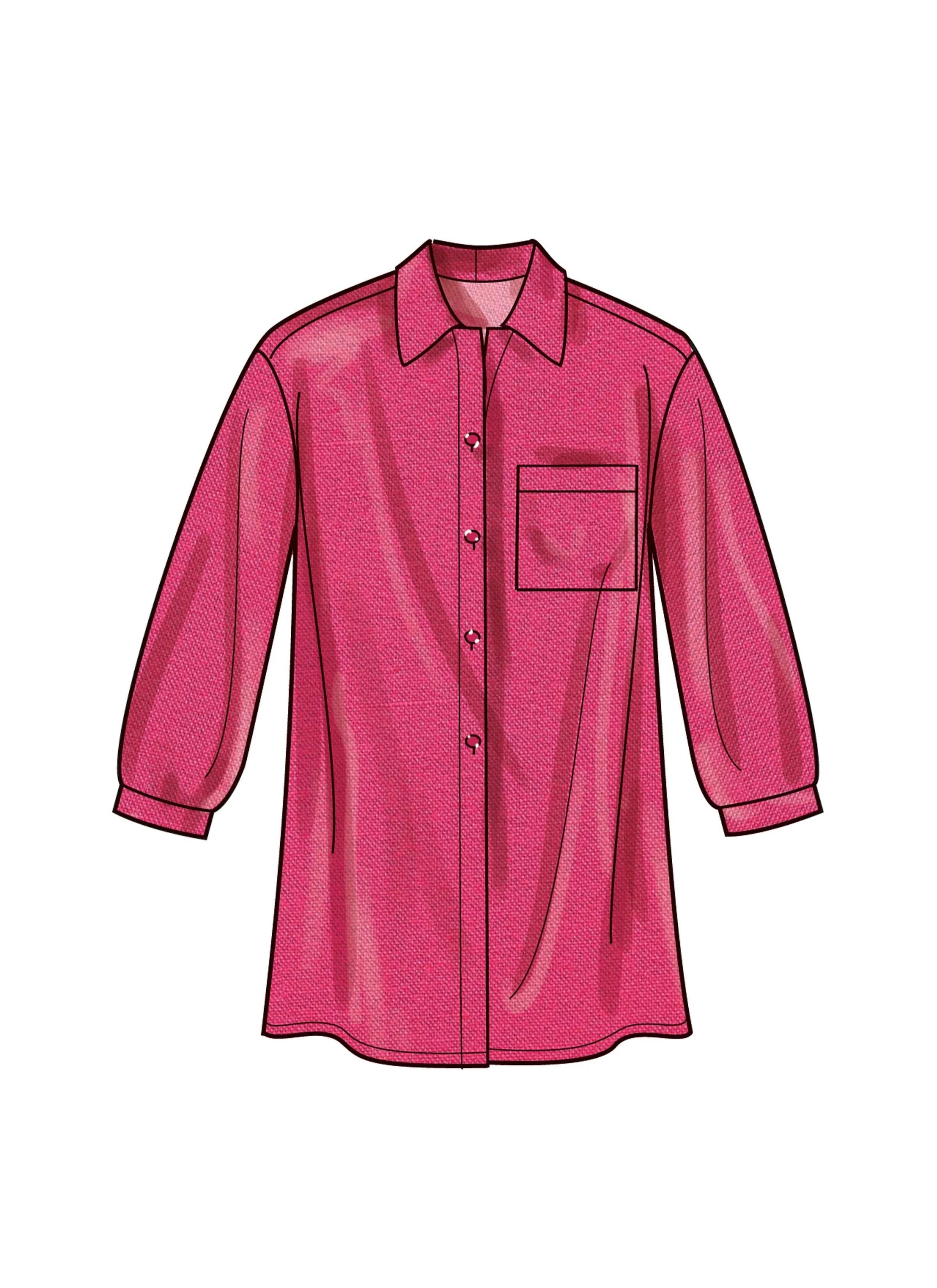 Simplicity 9708 Women's Shirts Sewing pattern