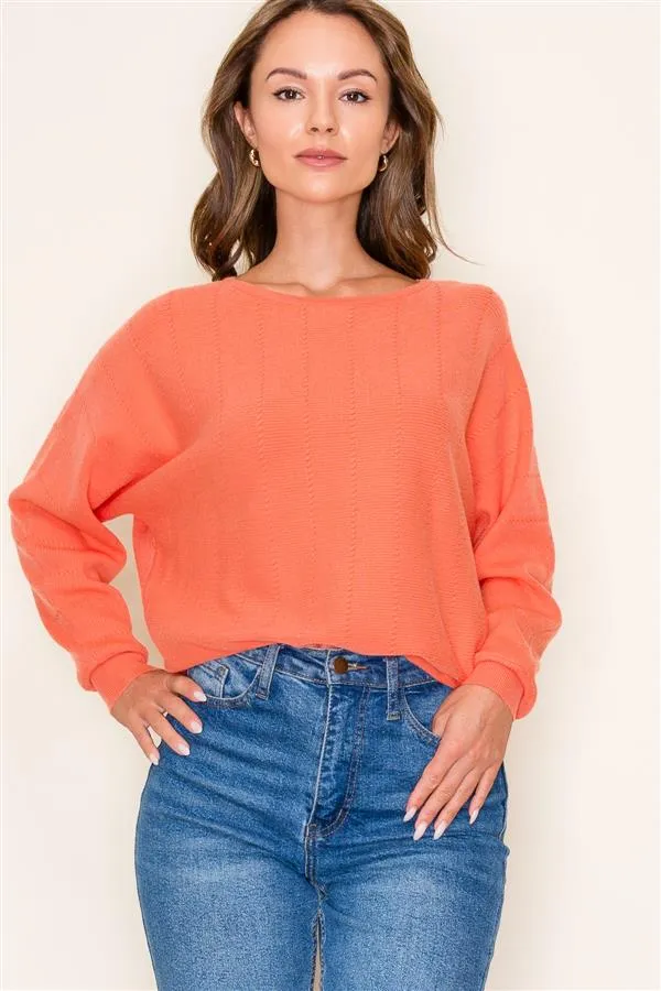 Vertically Textured Dolman Tops - 3 Colors!